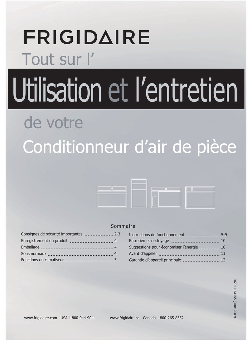 Frigidaire FRA064VU1 use & care