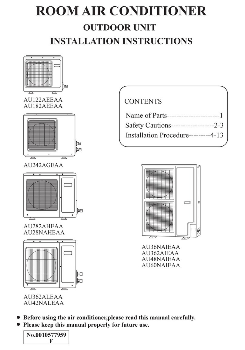 Haier AU122AEEAA User manual Haier AU122AEEAA User manual