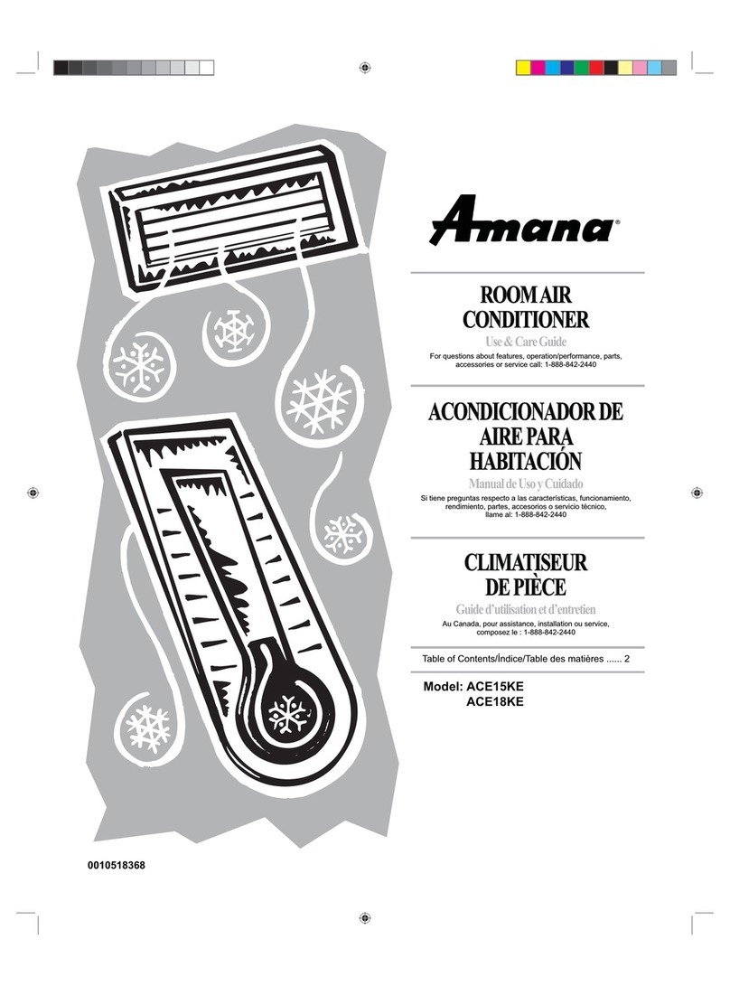 Amana ACE15KE User manual