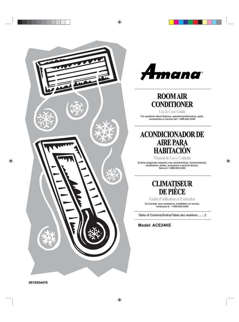 Amana ACE24KE User manual