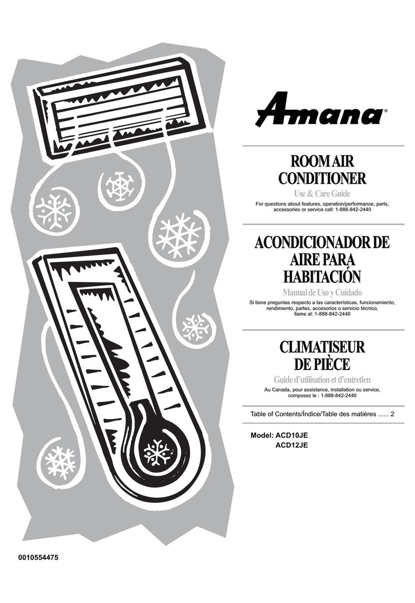 Amana ACD10JE User manual