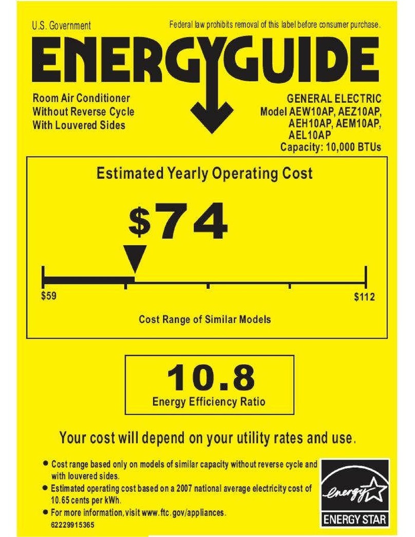 GE AEL10AP Assembly instructions