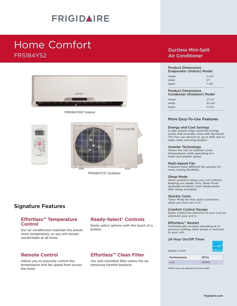 Frigidaire FRS184YS2 User manual
