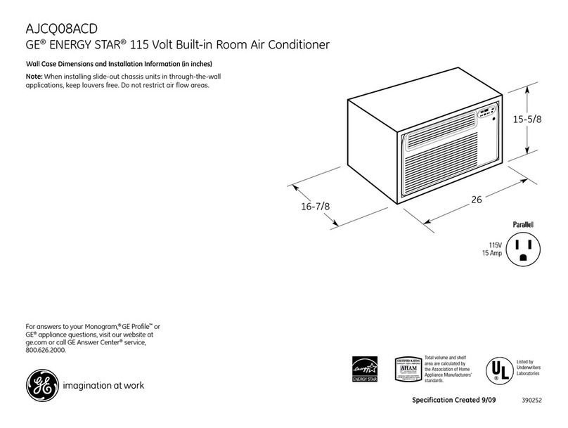 GE AJCQ08ACD User instructions