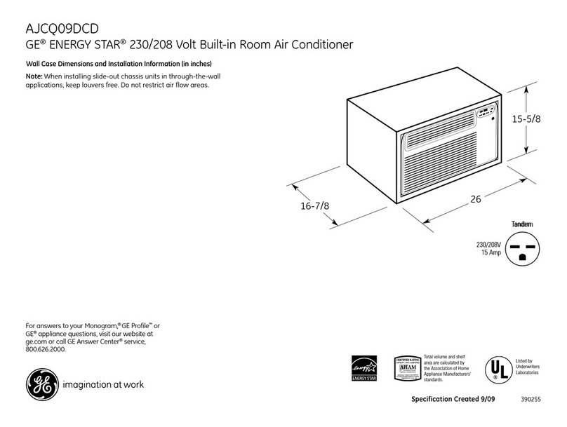 GE AJCQ09DCD User instructions
