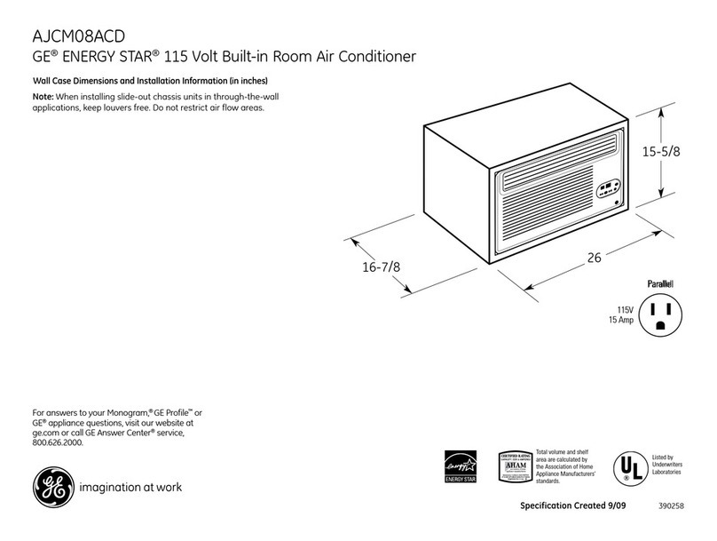 GE AJCM08ACD User manual GE AJCM08ACD User manual
