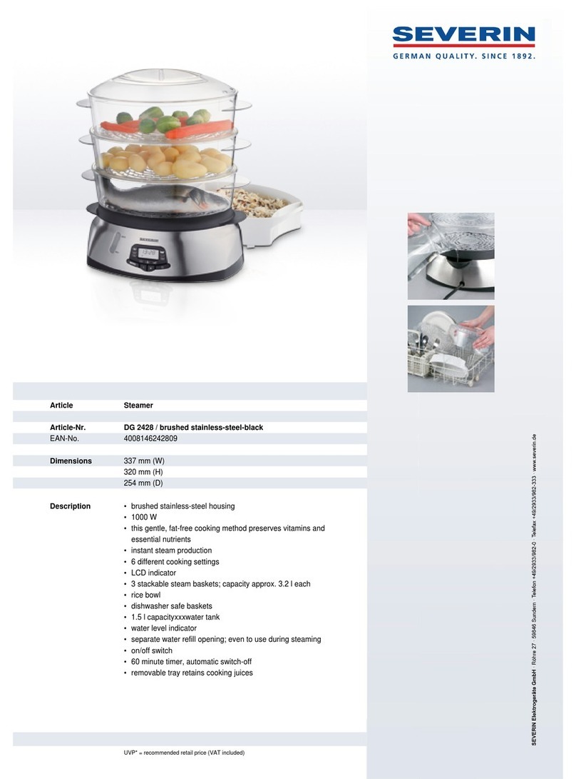 SEVERIN DG 2428 User manual
