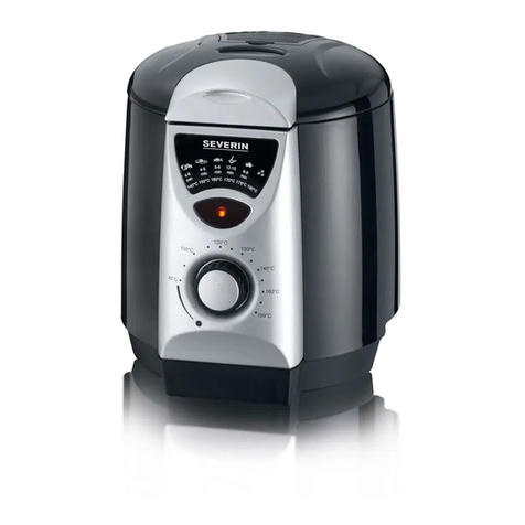 SEVERIN MINI-FRITTEUSE MIT FONDUE FR 2408 - Dimensions