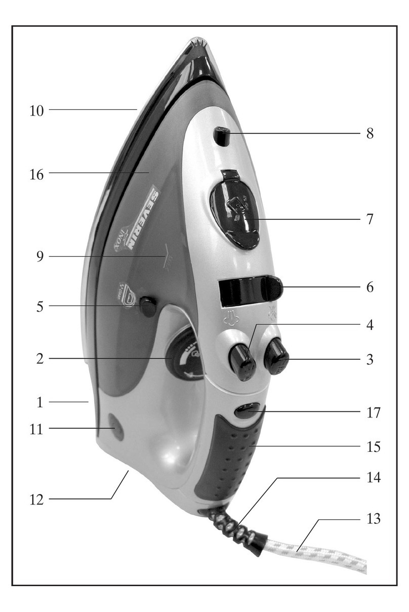 SEVERIN DAMPFBÜGELAUTOMAT BA 3267 manual