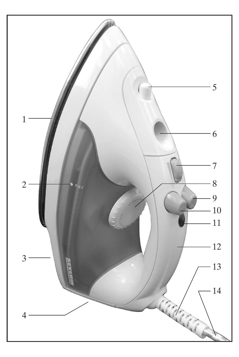 SEVERIN DAMPFBÜGELAUTOMAT BA 3277 User manual