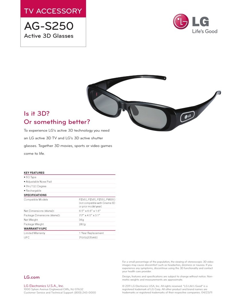 LG AG-S250 Specifications