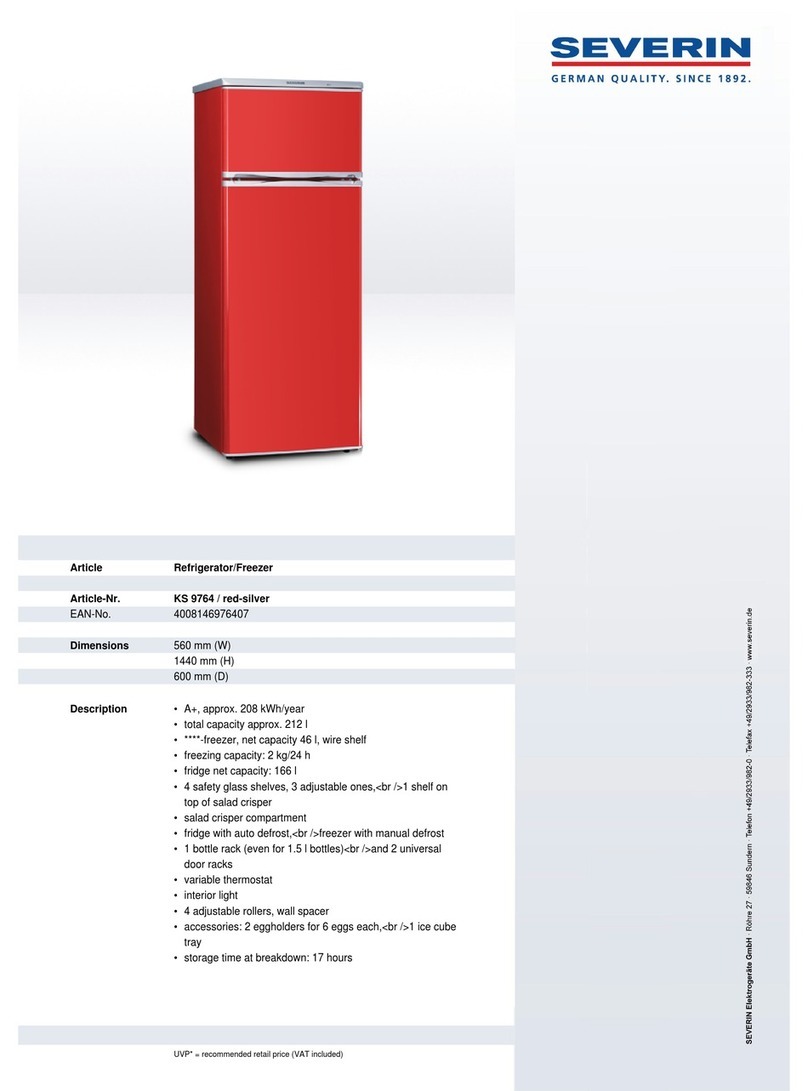 SEVERIN KS 9764 User manual SEVERIN KS 9764 User manual