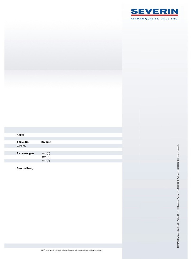 SEVERIN BR 7970 HANDSTAUBSAUGER User manual SEVERIN BR 7970 HANDSTAUBSAUGER User manual