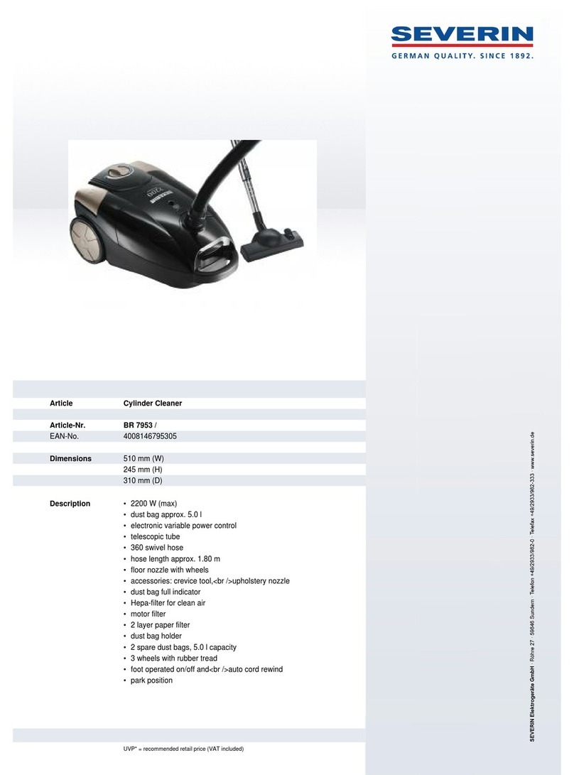 SEVERIN BR 7953 datasheet