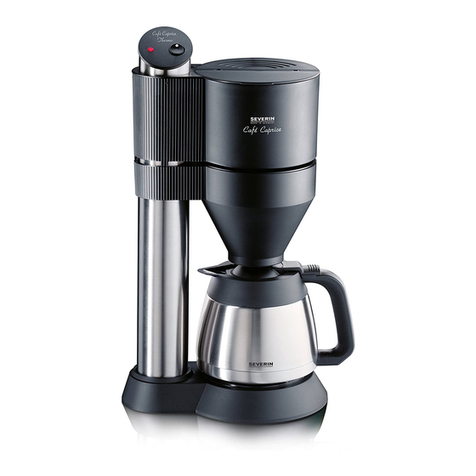SEVERIN CAFÉ CAPRICE THERMOLINE User guide