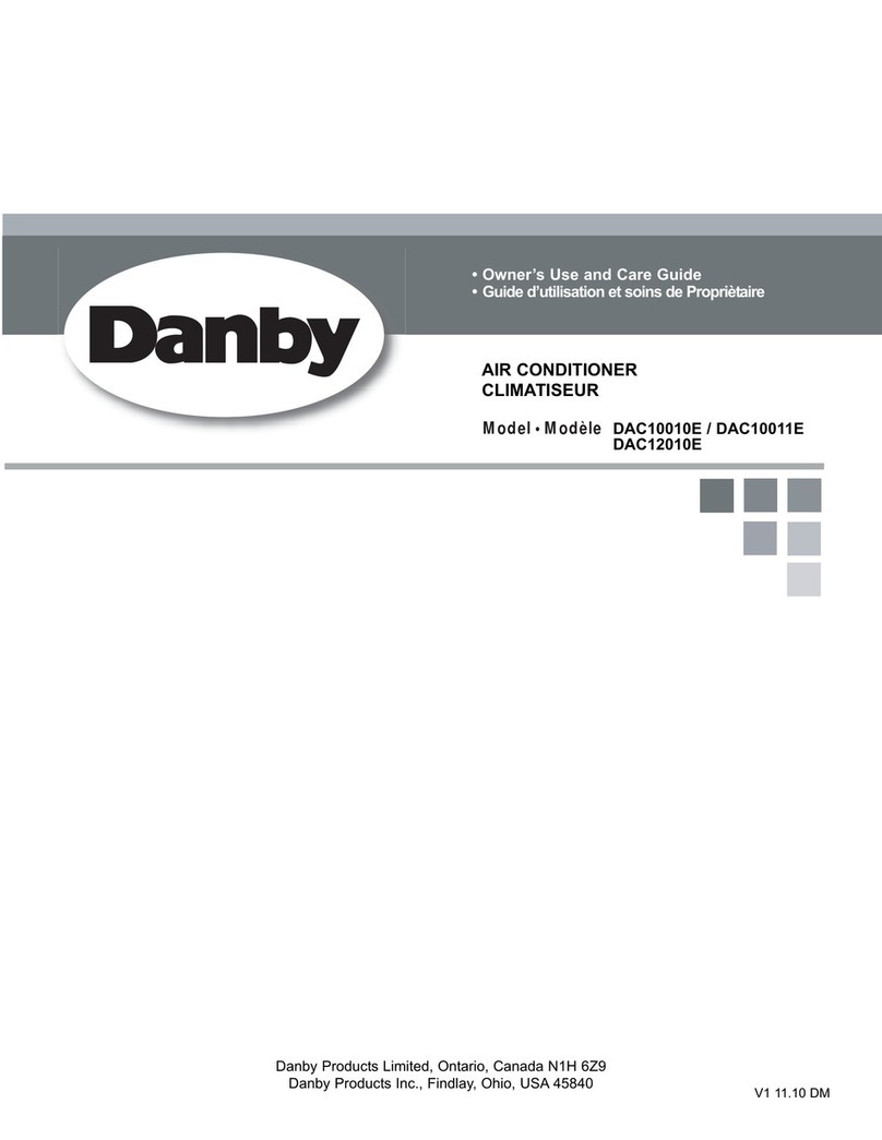 Danby DAC10011E Assembly instructions
