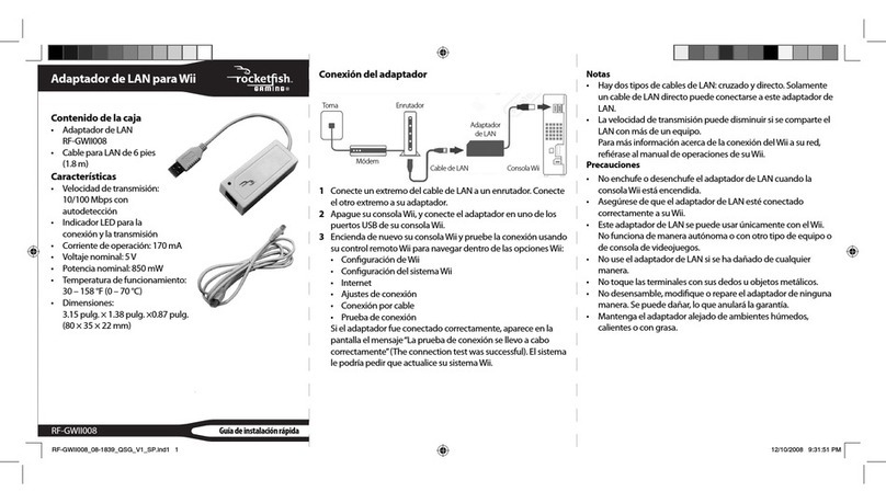 Rocket Fish RF-GWII008 User manual