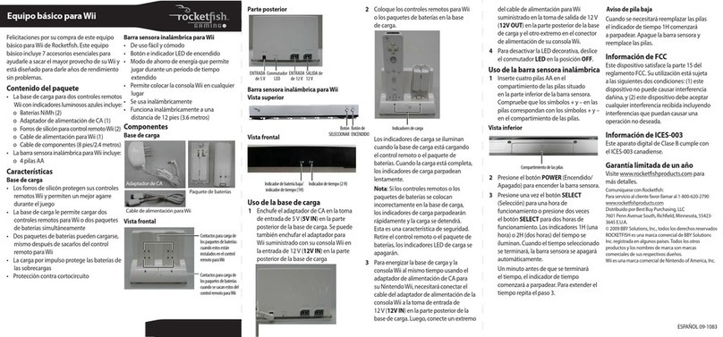 Rocket Fish RF-GWII012 Parts list manual