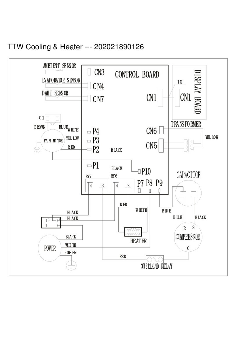 Frigidaire FAH08ES1T - 8,000 BTU Through-the-Wall Room Air... Quick start guide