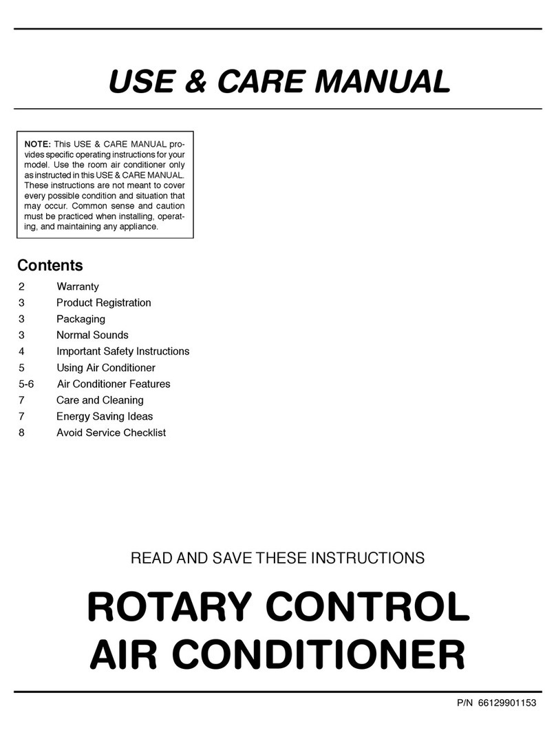 Frigidaire FAC102P1A 10,000 User manual Frigidaire FAC102P1A 10,000 User manual