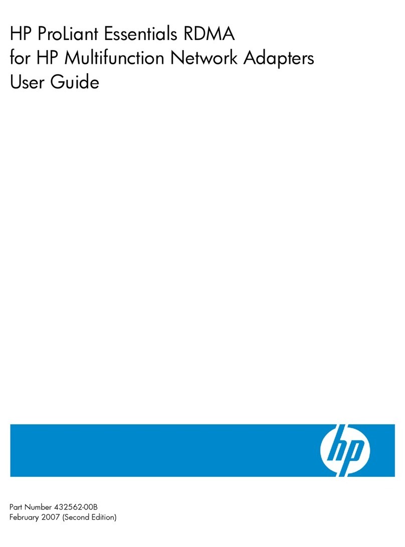 HP BladeSystem Dual NC370i - Multifunction Network... User manual