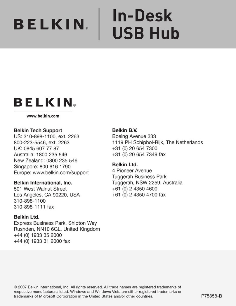 Belkin F5U402-03IN-KIT User manual