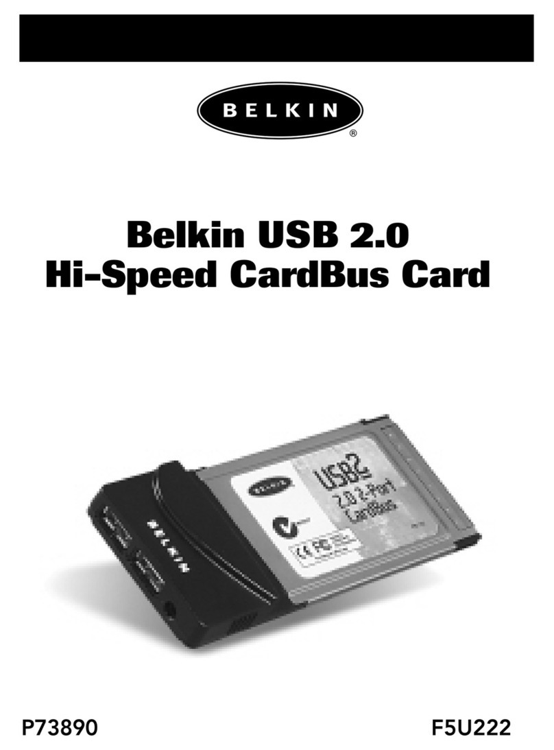 Belkin F5U222V User manual