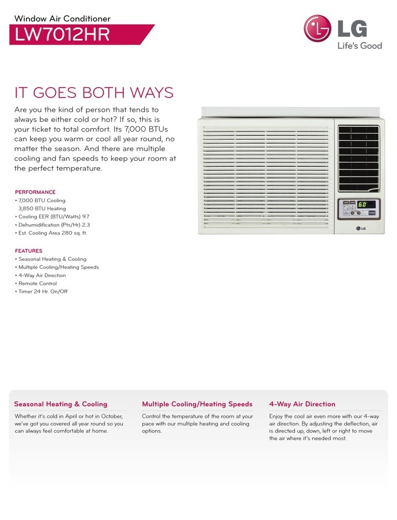 LG LW7012HR User manual
