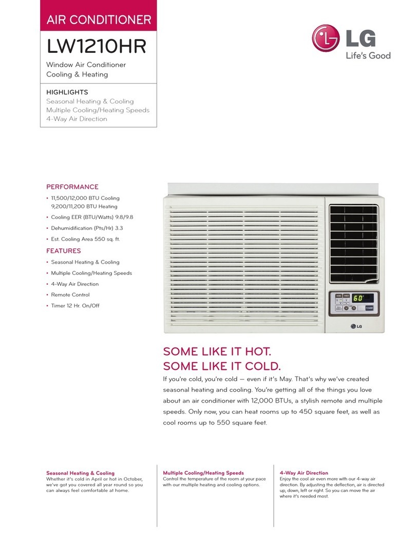 LG LW1210HR User manual