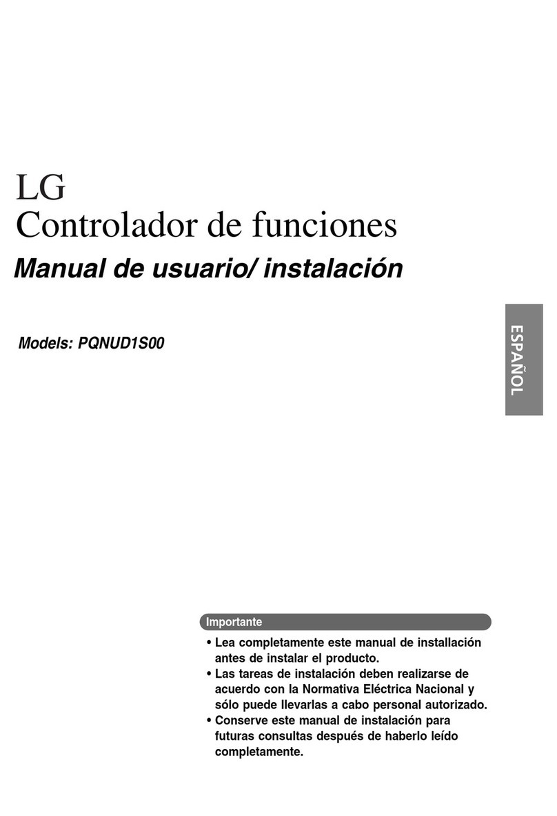 LG V-net PQNUD1S00 Manual de usuario/ instalación