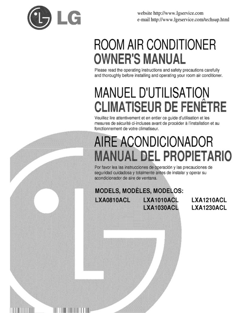 LG LXA1230ACL User manual