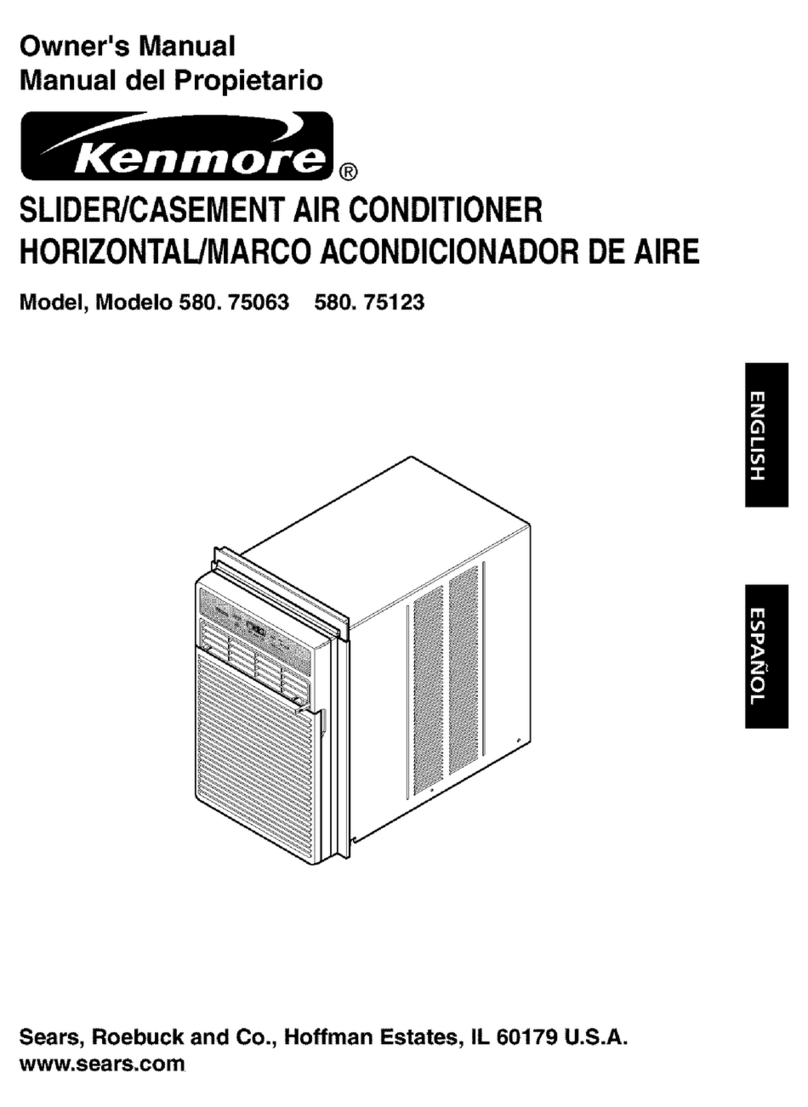 Kenmore 75063 6,000 User manual
