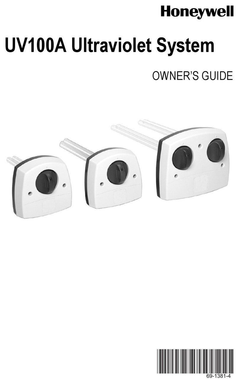 Honeywell UV100A User manual