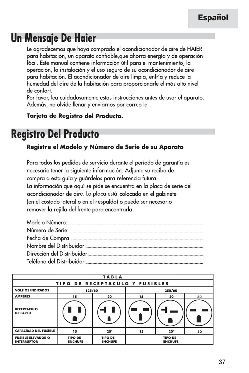 Haier HWR05XC9 Instruction Manual Haier HWR05XC9 Instruction Manual