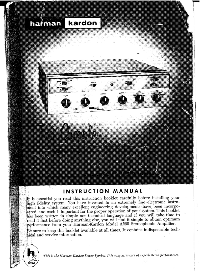 Harman Kardon The Chorale A260 User manual