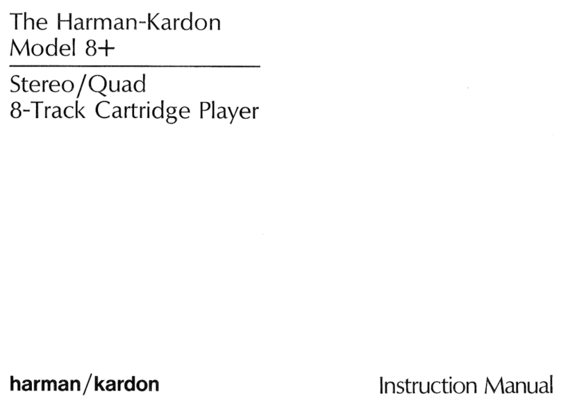 Harman Kardon HKTS 8 instruction manual