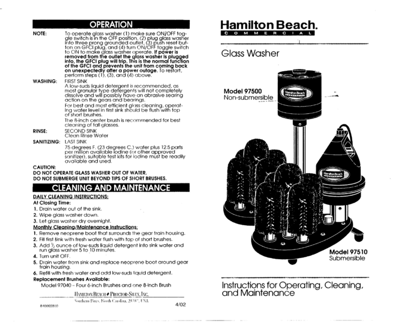 Hamilton Beach 32182 - Roaster Oven With Buffet Pans Instructions for operating, cleaning and maintenance Hamilton Beach 32182 - Roaster Oven With Buffet Pans Instructions for operating, cleaning and maintenance