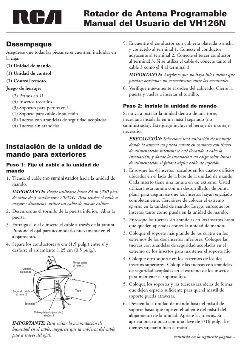 RCA VH126N User manual