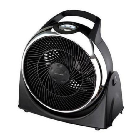 Honeywell HT-380BP - High Velocity Air Circulator Floor... owner's manual