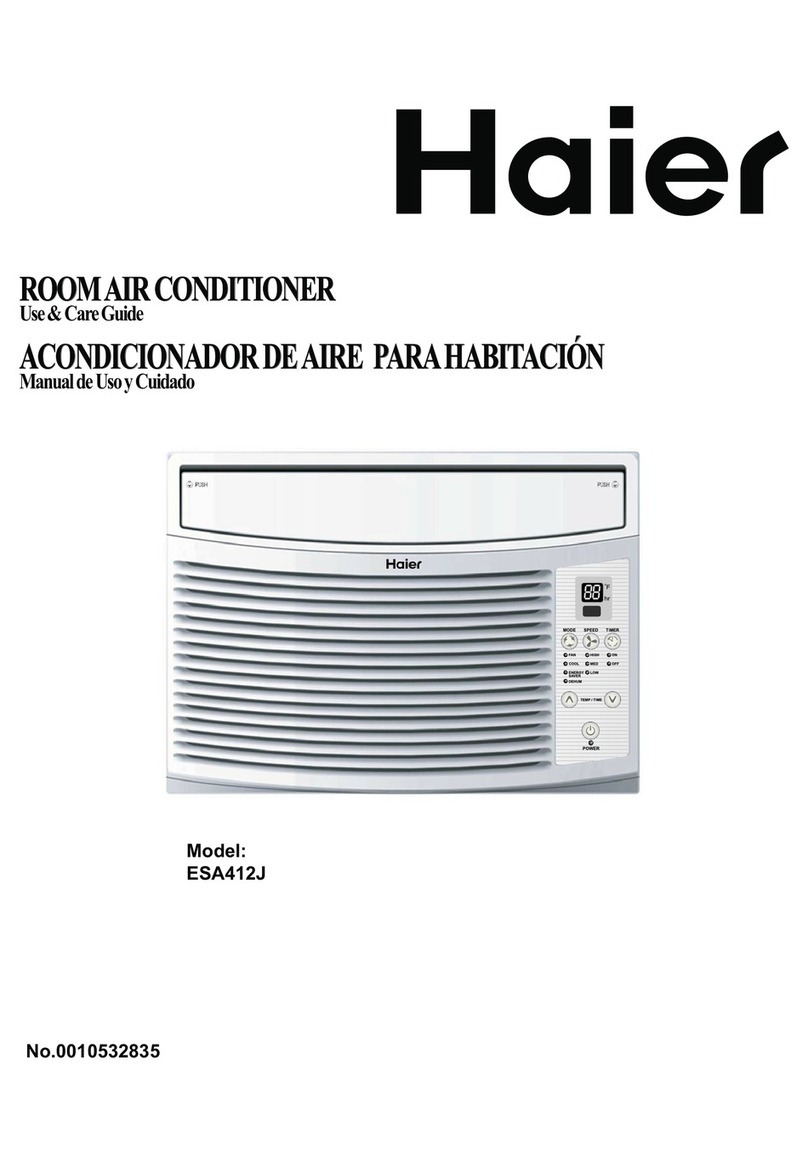 Haier ESA412J-W Use and care guide