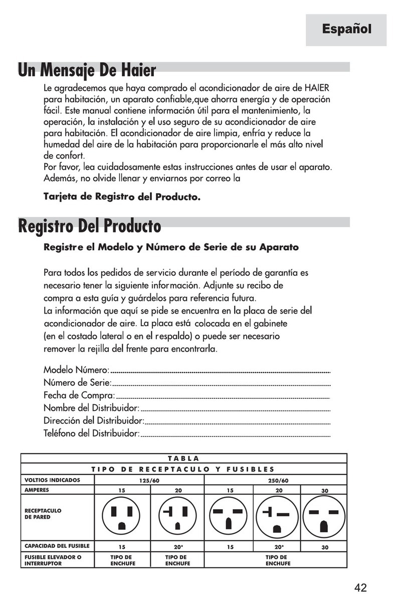 Haier ESA3059 Instruction Manual
