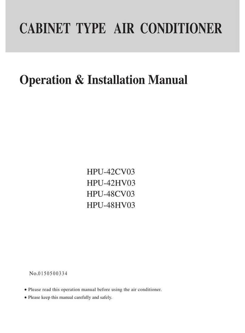 Haier HPU-42CV03 Operation and installation manual
