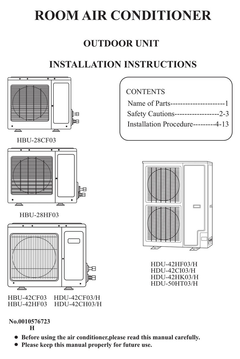 Haier HDU-42CH03 User manual