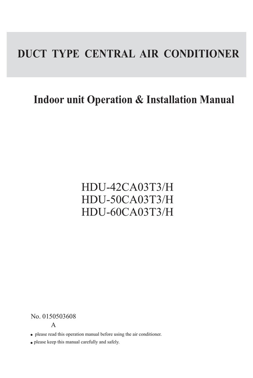 Haier HDU-42CA03T3 User manual