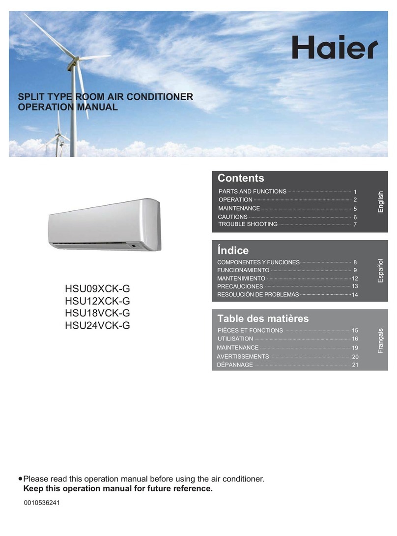 Haier HSU09XCK User manual