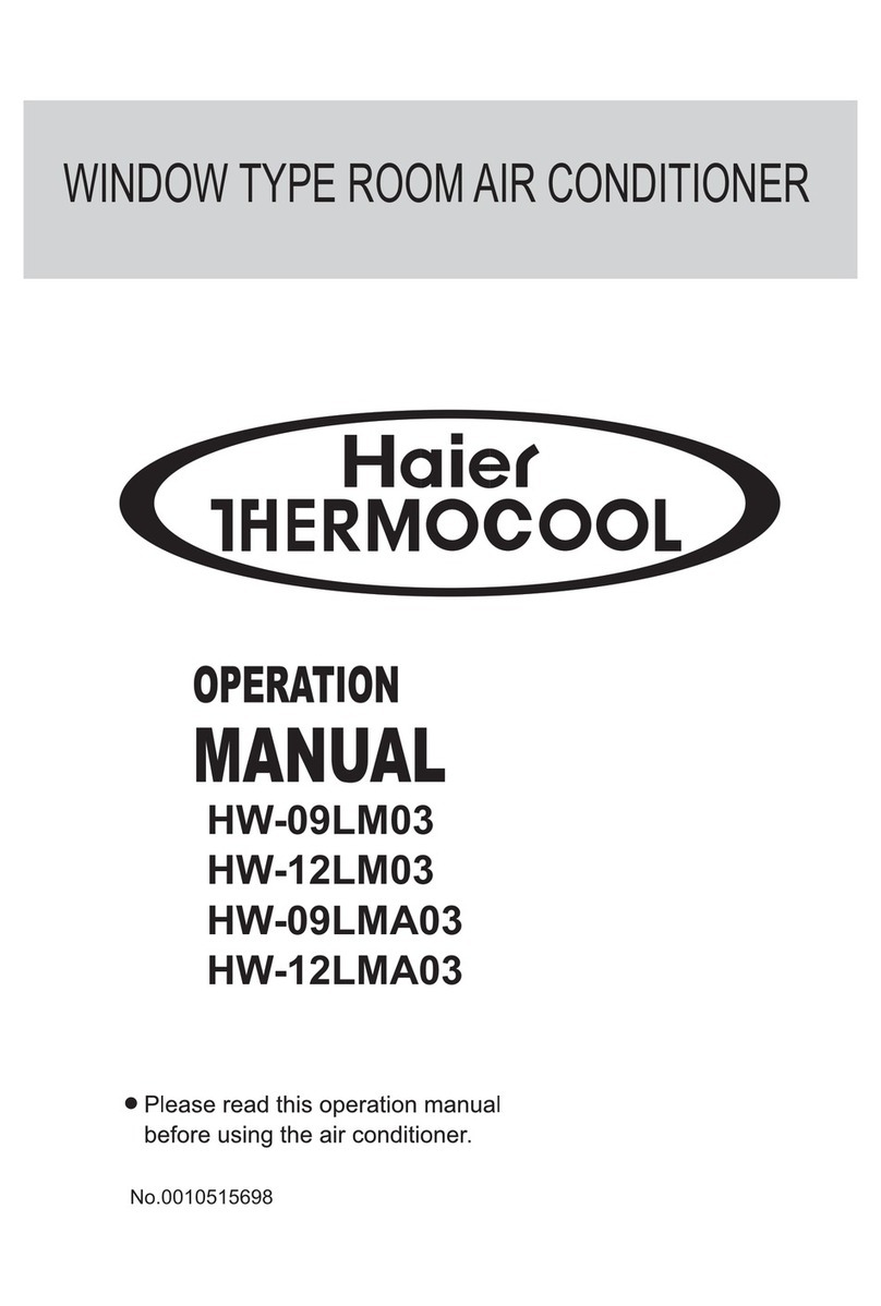 Haier ThermoCool HW-09LMA03 User manual Haier ThermoCool HW-09LMA03 User manual