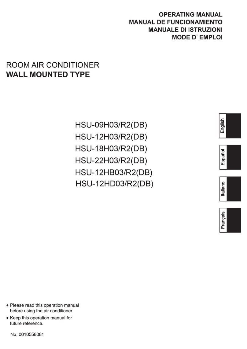 Haier HSU-12HD03 User manual Haier HSU-12HD03 User manual