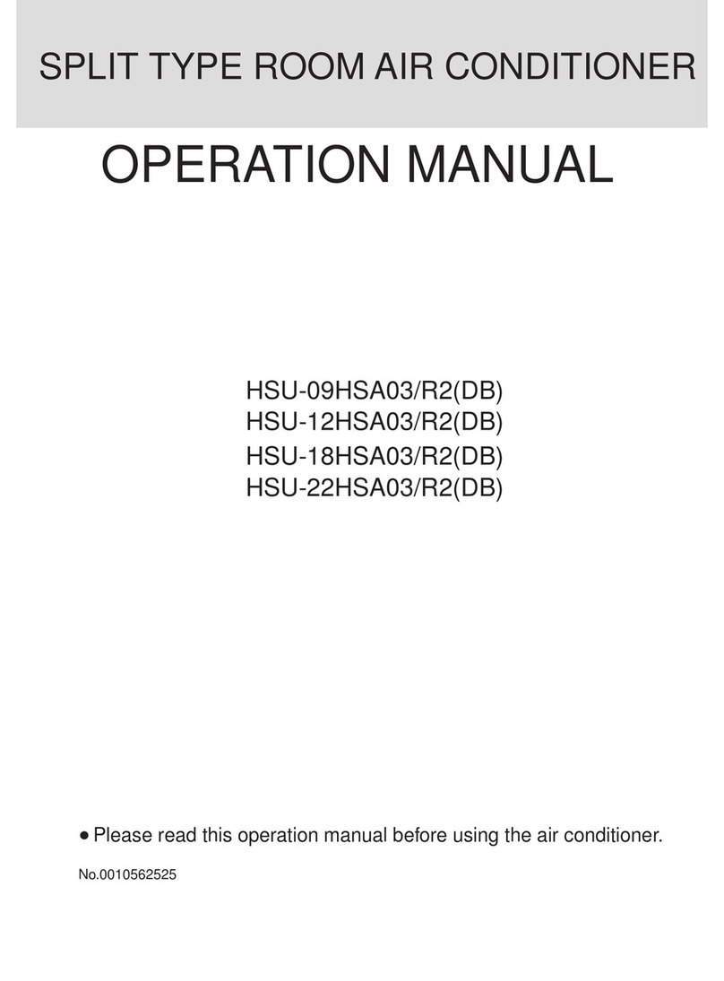 Haier HSU-18HSA03 User manual
