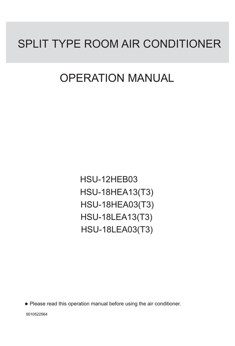 Haier HSU-18HEA13 User manual