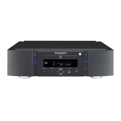 Marantz SA-KI PEARL User manual Marantz SA-KI PEARL User manual